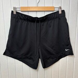 Nike Black Athletic Shorts with Elastic Waistband size M